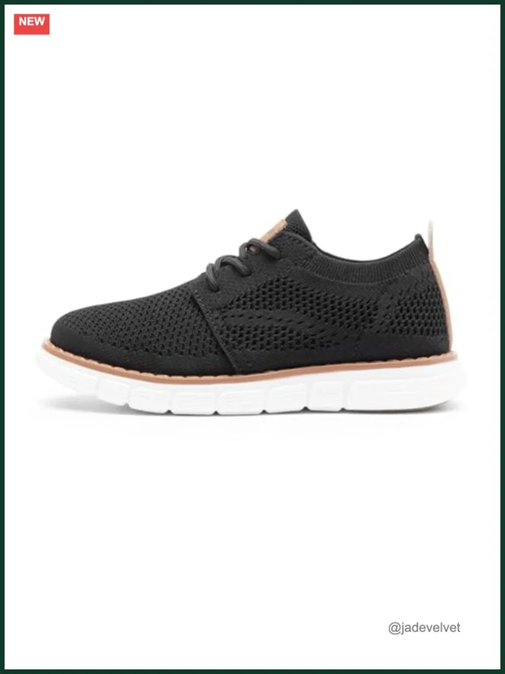 Boys Mesh Sneakers Oxfords Casual Dress Lace-Up Lightweight Walking Shoes